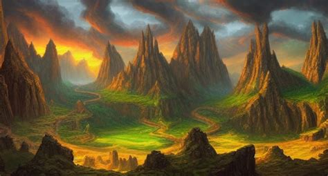 dungeons and dragons landscape - AI Generated Artwork - NightCafe Creator