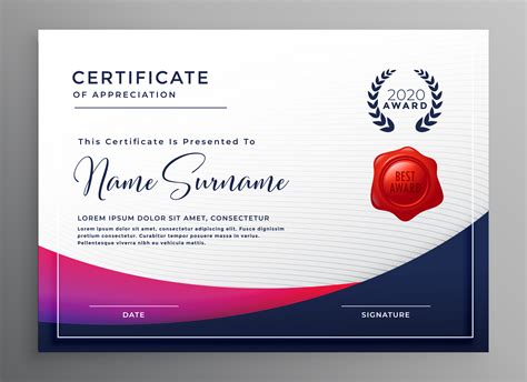 company certificate template elegant design - Download Free Vector Art, Stock Graphics & Images