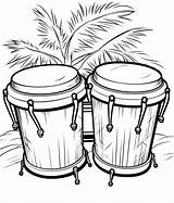 Bongos Coloring Pages sketch template