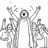 Praise And Worship Coloring Page  Pagescom sketch template