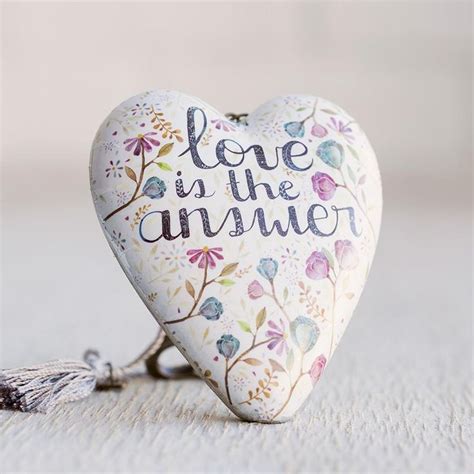 Love Is the Answer - Art Heart Sculpture | DaySpring | Inspirational ...