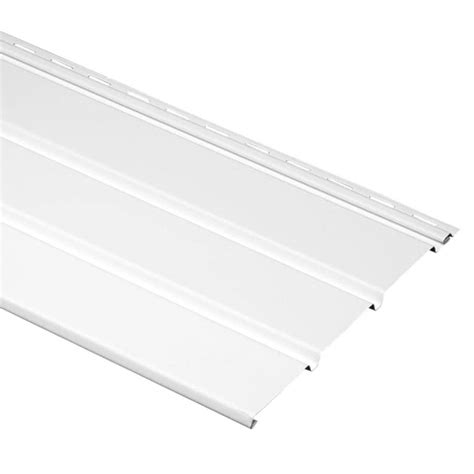 Durabuilt 12-in x 144-in 910 White Vinyl Solid Soffit at Lowes.com