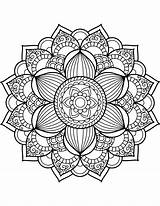 Mandala Flower Coloring Page  Free Printable Pages For Kids sketch template