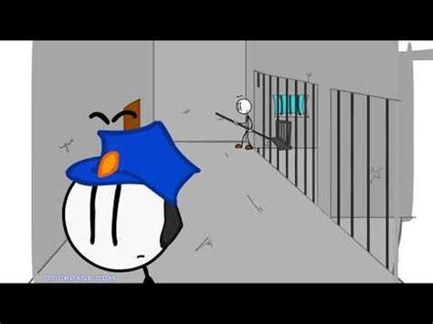 escaping the prison (stickman game) - YouTube
