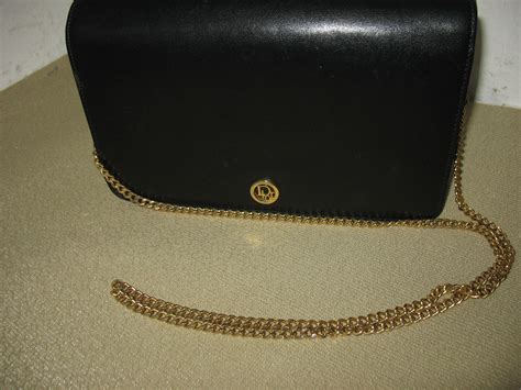 Dior Purse | -Elegant vintage Dior Black leather purse with … | Flickr