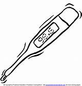 Thermometer Coloring Pages sketch template