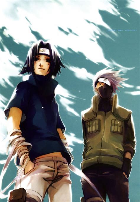 Kakashi Hatake and Sasuke Uchiha - Kakashi Fan Art (36544124) - Fanpop