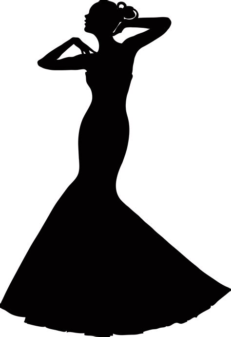 Black Dress Silhouette Clip Artbdpd9