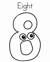 Normal Number 8 Coloring Page  Free Printable Pages For Kids sketch template