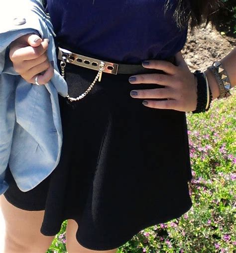 Petite and Hungry: Gold Chain Belt and Blues