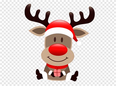 Free download | Rudolf the red-nose reindeer illustration, Rudolph Santa Claus's reindeer Santa ...