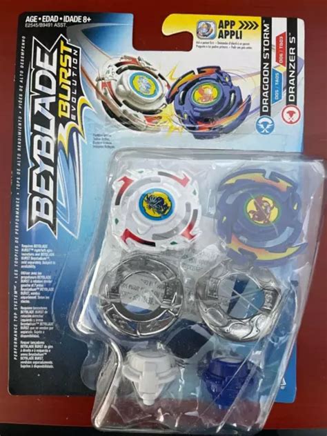 HASBRO BEYBLADE BURST Evolution Dragoon Storm S & Dranzer S New/Sealed ...