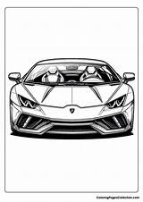 Lamborghini Coloring Pages For Kids  Photos sketch template