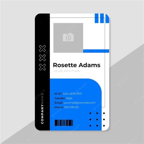 Free Vector | Business id card template