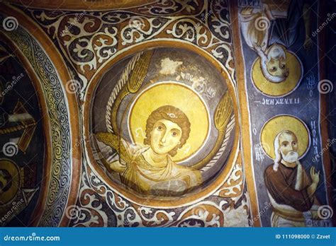 Dark Church in Goreme, Cappadocia, Turkey Editorial Image - Image of cappadocia, decoration ...