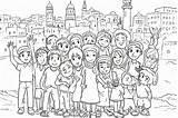 Premium AI Image  Coloring Page Of Peace Upon Palestine And Israel sketch template