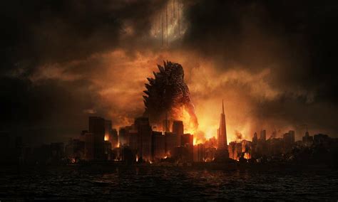 Godzilla vs. San Francisco: HD Wallpaper from the 2014 Monsterverse