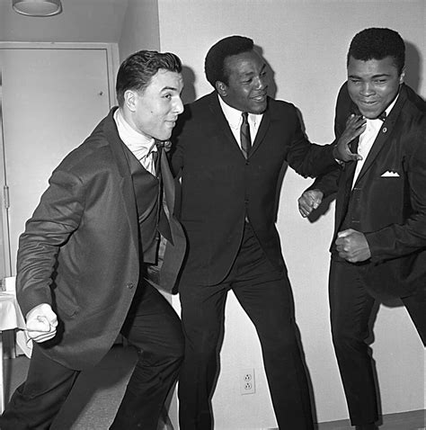 George Chuvalo Muhammad Ali and Jim Brown at the 1965 SPORT Magazine ...