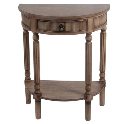 You'll love the Daugherty 1 Drawer Half Round End Table at Wayfair - Great Deals on all ...