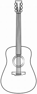 Free Printable Guitar Coloring Pages sketch template