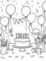 Celebrate Happy Birthday With These 40  Free Coloring Pages 🎉🎂 sketch template