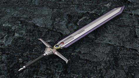 Mythril Saber - Final Fantasy 7 Remake 3D model | CGTrader