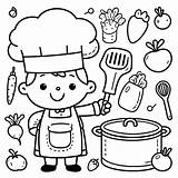A Little Chef coloring Page  Download Print Or Color Online For Free sketch template