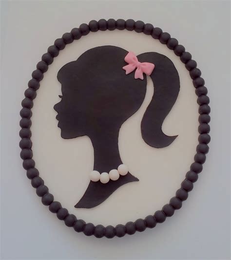 Items similar to Barbie Silhouette cake topper (completely edible) on Etsy