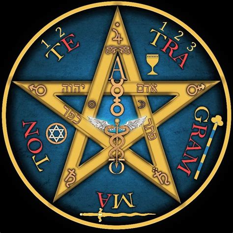 Tetragrámaton Pentagrama esotérico azul | Tetragramaton, Esoterica, Pentagramas