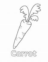 Carrot Coloring Page  Little Bee Family sketch template
