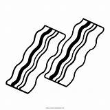 Bacon Coloring Sheet Pages sketch template