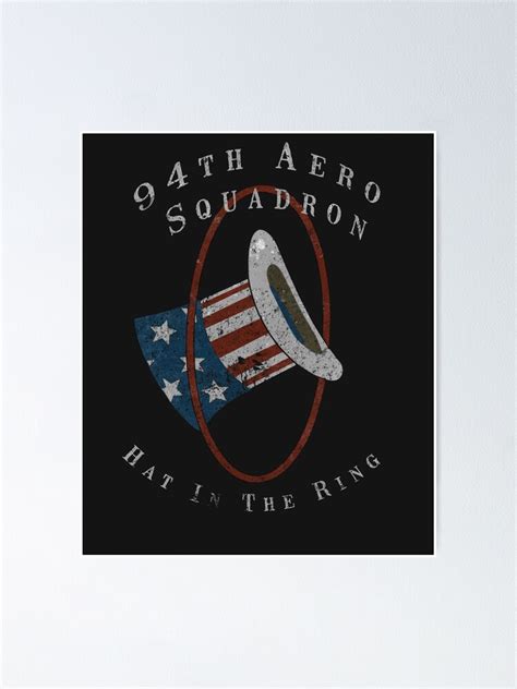 "94th Aero Squadron "Hat in the Ring Squadron" WW1 Aviation Design ...