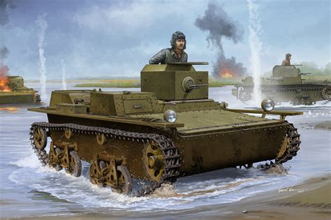 Soviet T-38 Amphibious Light Tank Hobby Boss 83865