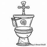 Toilet Coloring Pages  Free & Printable sketch template