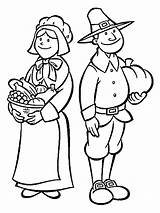 Pilgrim Coloring Page  Free Printable sketch template