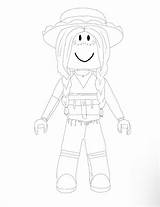 Coloring Pages Of Roblox Girls sketch template