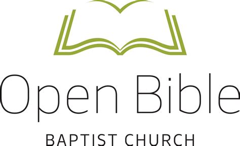 Download Open Bible Baptist Church Logo | Wallpapers.com