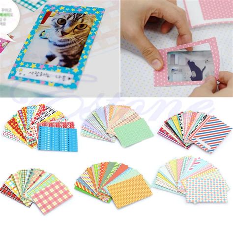 20Pcs Polaroid Camera Film Skin Masking Photo Sticker FujiFilm Instax ...