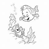 Sebastian Coloring Pages Color Printable Mermaid Little Disney Crab  sketch template