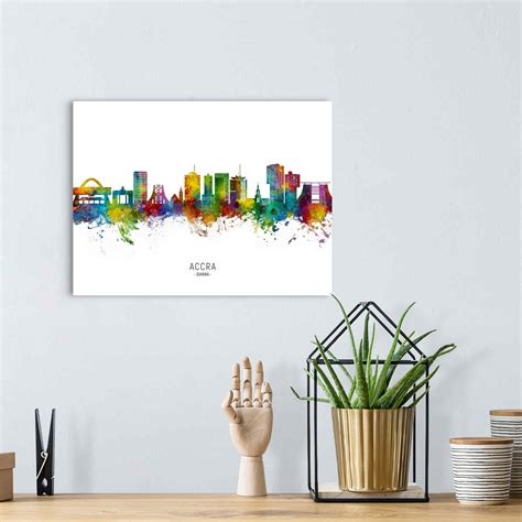 Accra Ghana Skyline Wall Art, Canvas Prints, Framed Prints, Wall Peels | Great Big Canvas