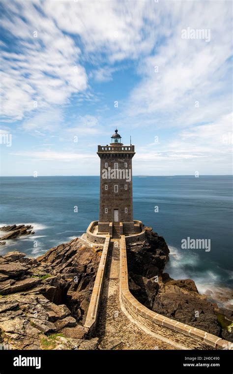 Kermorvan lighthouse, Le Conquet, Finistere, Brittany, France Stock Photo - Alamy