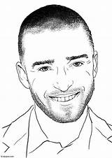 Coloring Page Justin Timberlake  Free Printable coloring Pages sketch template