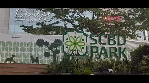 SCBD PARK, taman yang lagi viral di sudirman - YouTube