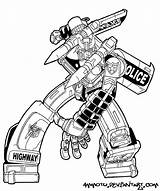 Transformers G1 Prowl Coloring Pages sketch template