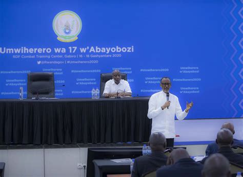 Umwiherero 2020: President Kagame urges leaders to move away from ...