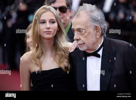 Cannes, France, 16 May 2024: Francis Ford Coppola with his granddaughter Romy Croquet Mars ...