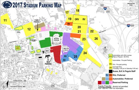 Nebraska Football Parking Map - Draw A Topographic Map