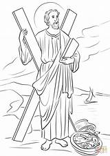 Saint Andrew coloring Page  Free Printable Coloring Pages sketch template