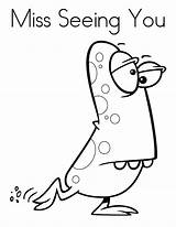 We Miss You Coloring Pages Printable sketch template