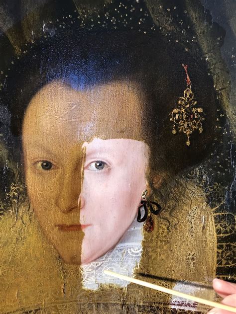This 400-year-old painting being restored is the most satisfying thing you’ll see today ...
